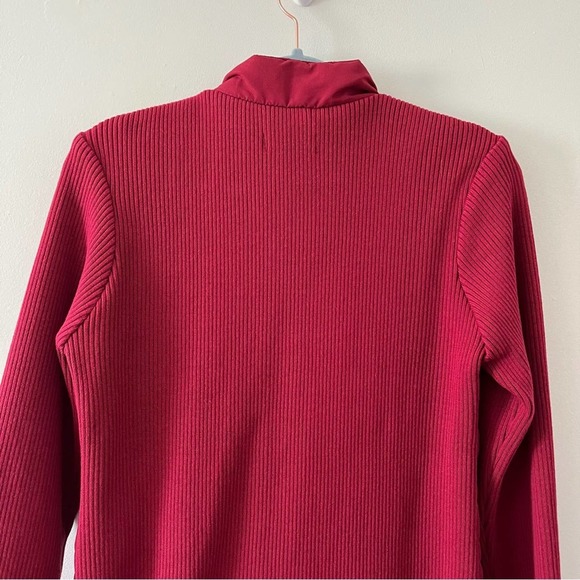 Appleseed’s Maroon Wine Quilted Front Jacket. Size Small. - Picture 10 of 13